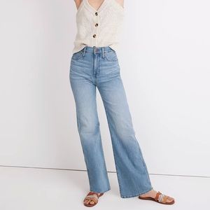 Madewell 11” High Rise Flare Jeans - Conwell Wash